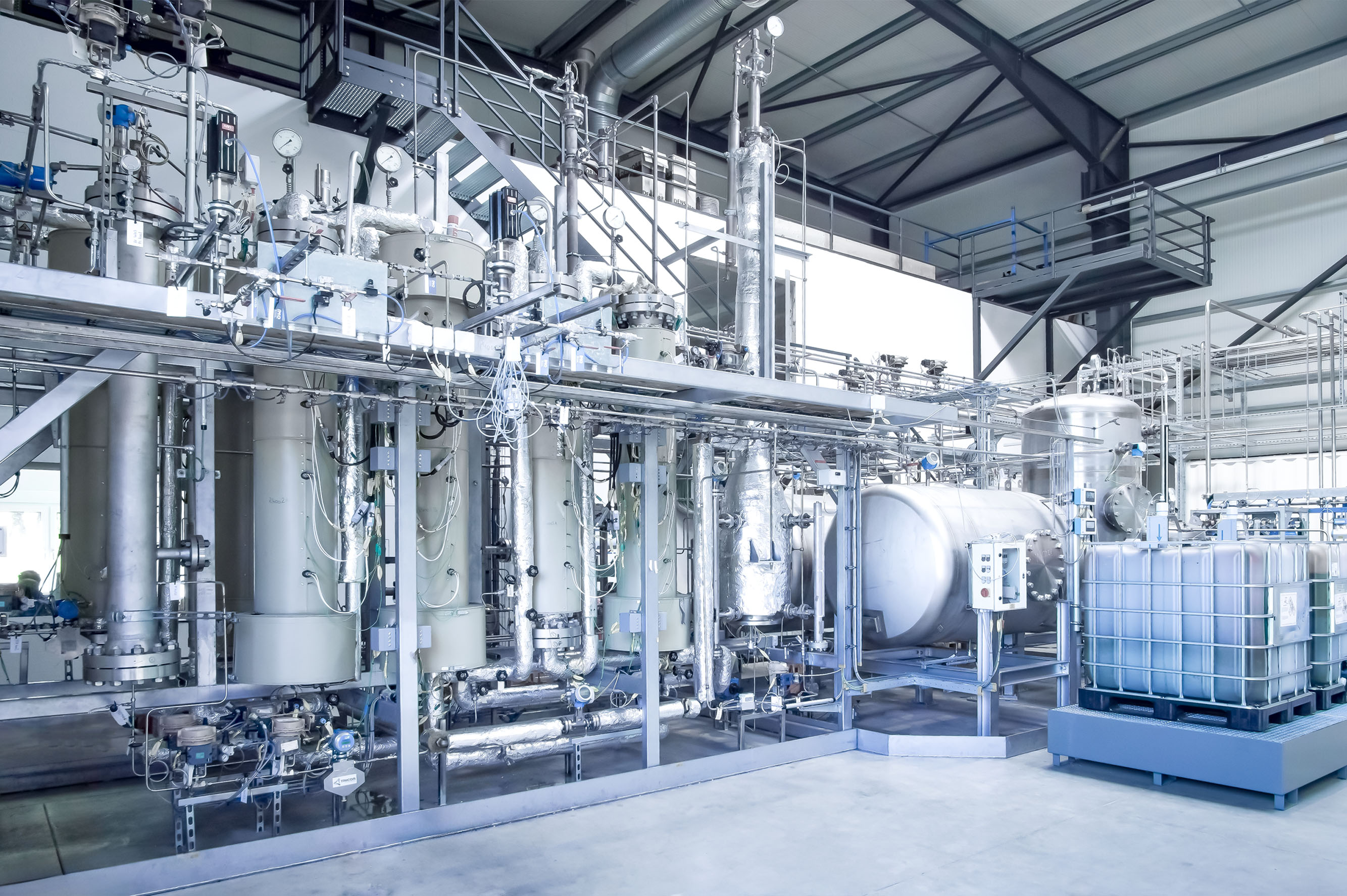 Kontinuierliches Hydriersystem im Großmaßstab