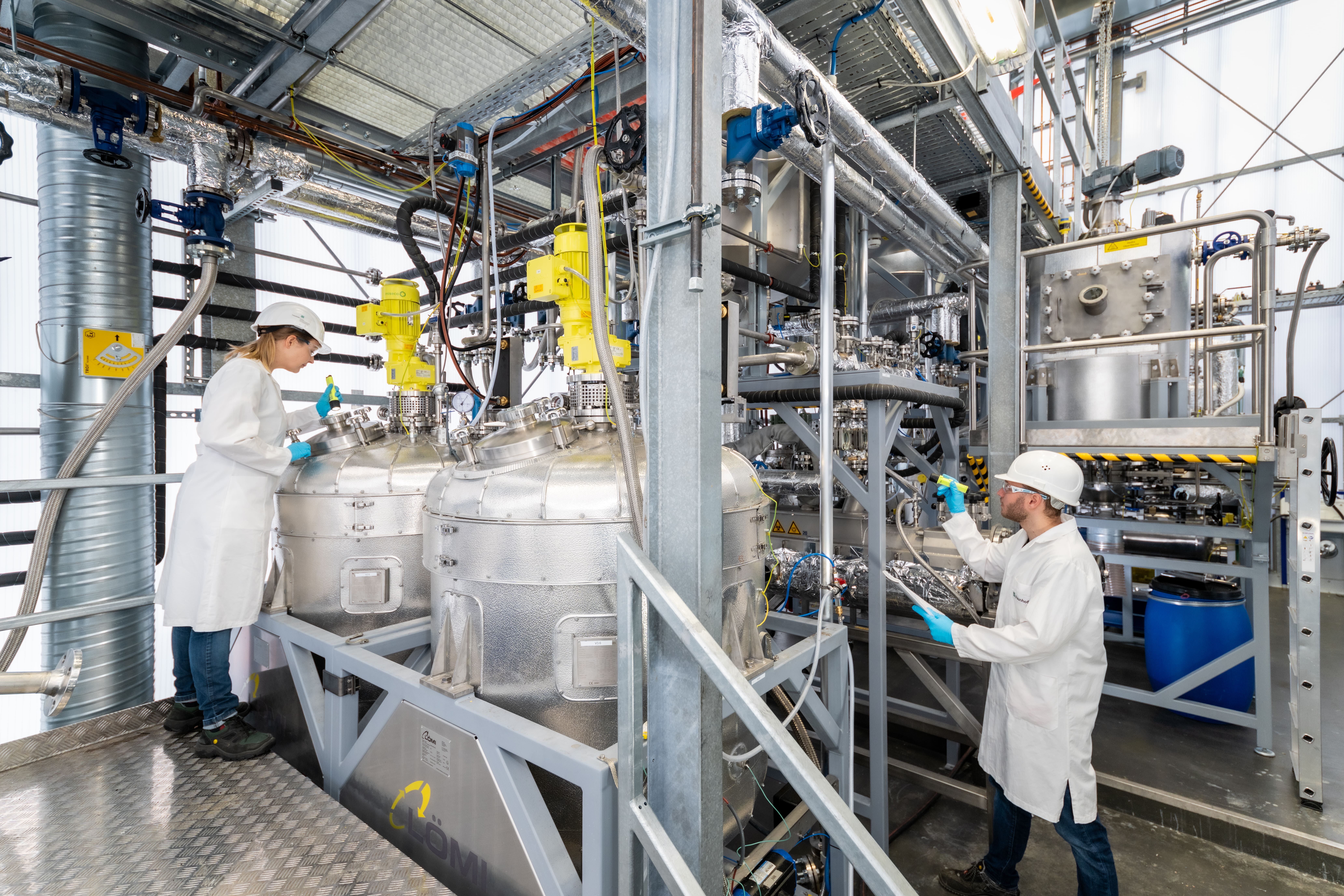 CreaSolv plant for solvent based recycling
