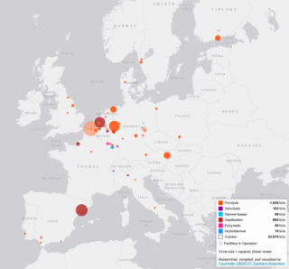 Chemisches Recycling Europa Karte Chemisches Recycling Europa Karte